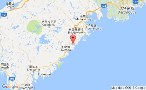 加拿大海運(yùn)港口梅德韋港port medway港口地圖