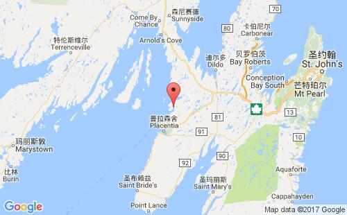 加拿大海運港口希普港ship harbour港口地圖