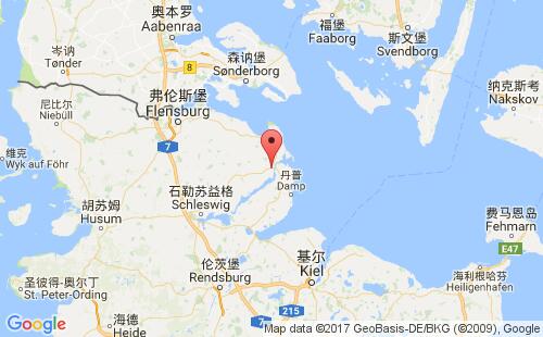 德國(guó)港口卡珀?duì)柖鱧appeln港口地圖