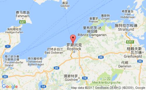 德國港口瓦爾內明德warnemunde港口地圖