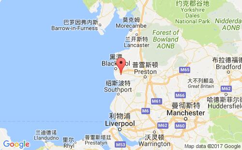 英國港口皮爾peel港口地圖