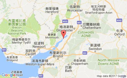 英國(guó)港口夏普內(nèi)斯sharpness港口地圖