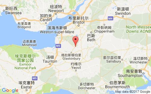 英國(guó)港口韋爾斯wells港口地圖