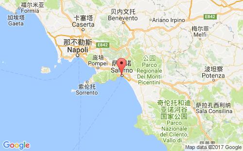 意大利港口薩勒諾salerno港口地圖