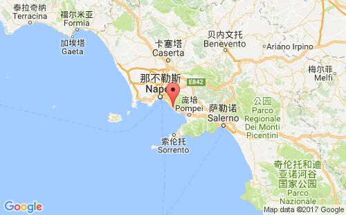 意大利港口托雷德?tīng)柛窭卓苩orre del greco港口地圖
