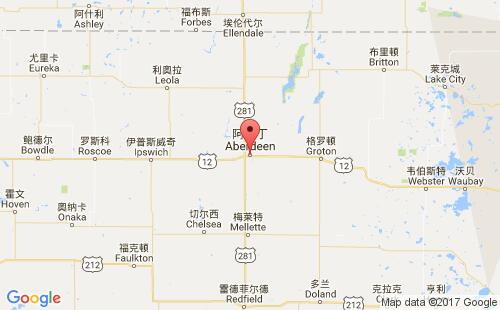美國海運(yùn)港口阿伯丁aberdeen,md港口地圖