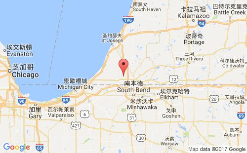 美國(guó)海運(yùn)港口布坎南buchanan,us港口地圖