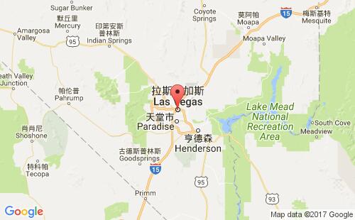 美國海運(yùn)港口拉斯維加斯las vegas,nv港口地圖