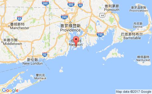 美國海運港口紐波特newport,ky港口地圖