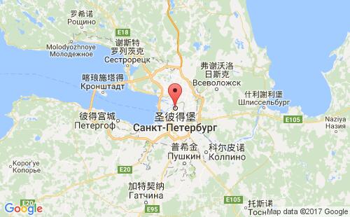 美國海運(yùn)港口彼得斯堡petersburg港口地圖